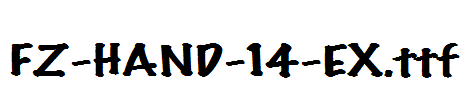 FZ-HAND-14-EX.ttf