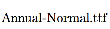 Annual-Normal.ttf