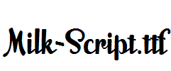 Milk-Script.ttf