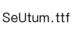 SeUtum.ttf