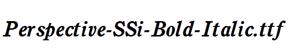 Perspective-SSi-Bold-Italic.ttf