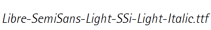 Libre-SemiSans-Light-SSi-Light-Italic.ttf