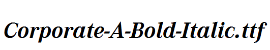 Corporate-A-Bold-Italic.ttf