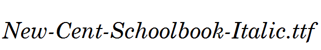 New-Cent-Schoolbook-Italic.ttf