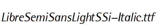 LibreSemiSansLightSSi-Italic.ttf