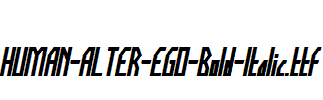 HUMAN-ALTER-EGO-Bold-Italic.ttf