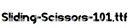 Sliding-Scissors-101.ttf