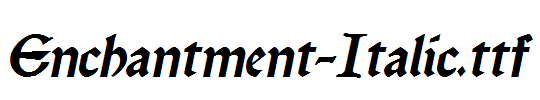 Enchantment-Italic.ttf