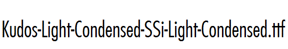 Kudos-Light-Condensed-SSi-Light-Condensed.ttf