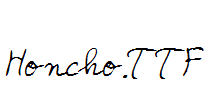 Honcho.ttf