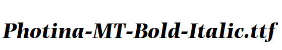 Photina-MT-Bold-Italic.ttf