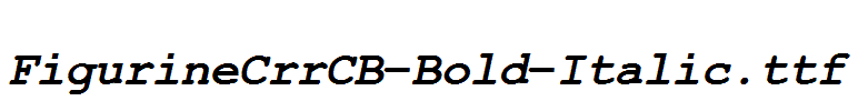 FigurineCrrCB-Bold-Italic.ttf