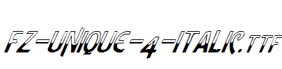 FZ-UNIQUE-4-ITALIC.ttf