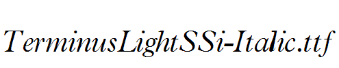 TerminusLightSSi-Italic.ttf