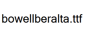 bowellberalta.ttf