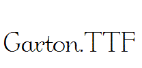 Garton.ttf