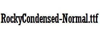 RockyCondensed-Normal.ttf