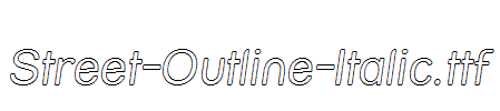 Street-Outline-Italic.ttf