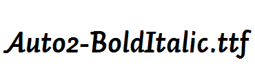 Auto2-BoldItalic.ttf