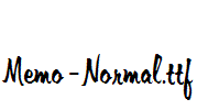 Memo-Normal.ttf