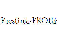 Prestinia-PRO.ttf