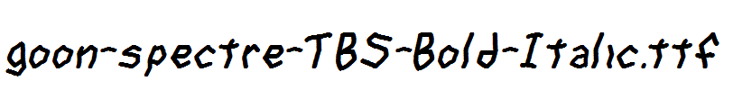 goon-spectre-TBS-Bold-Italic.ttf