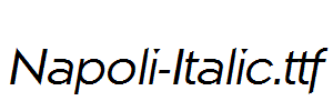 Napoli-Italic.ttf