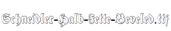 Schneidler-Halb-Fette-Beveled.ttf