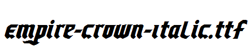 Empire-Crown-Italic.ttf