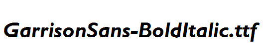 GarrisonSans-BoldItalic.ttf