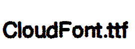 CloudFont.ttf