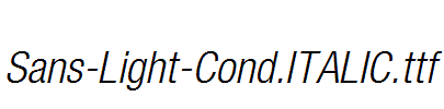 Sans-Light-Cond.ITALIC.ttf