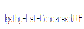 Elgethy-Est-Condensed.ttf