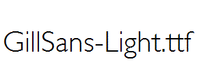 GillSans-Light.ttf