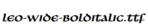 Leo-Wide-BoldItalic.ttf