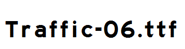 Traffic-06.ttf