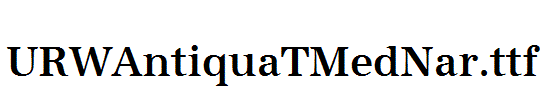 URWAntiquaTMedNar.ttf