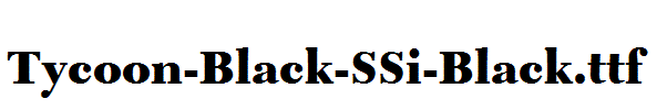 Tycoon-Black-SSi-Black.ttf