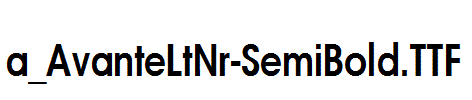 a_AvanteLtNr-SemiBold.ttf