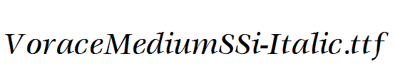 VoraceMediumSSi-Italic.ttf