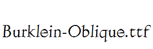 Burklein-Oblique.ttf