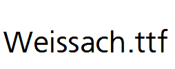 Weissach.ttf