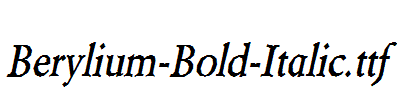 Berylium-Bold-Italic.ttf