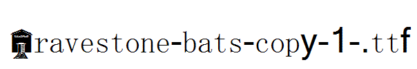 Gravestone-bats-copy-1-.ttf