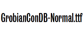 GrobianConDB-Normal.ttf