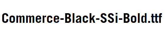 Commerce-Black-SSi-Bold.ttf