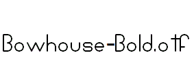 Bowhouse-Bold.otf