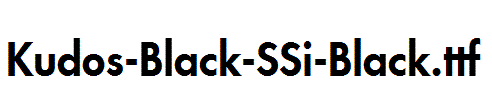 Kudos-Black-SSi-Black.ttf