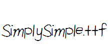 SimplySimple.ttf