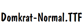 Domkrat-Normal.ttf